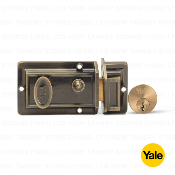 Yale-Basic-Night-Latch-DY564-Antique-Brass-new